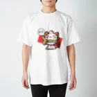 HiNATAのHiNATAAtelier　わんわん スタンダードTシャツ