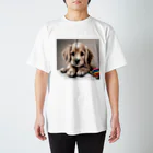 つぶらな瞳の子犬グッズ屋さんのつぶらな瞳の可愛い子犬② スタンダードTシャツ