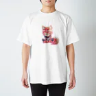 綺葉リトのケモミミぷち綺葉 Regular Fit T-Shirt