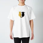 てきとうの寄り添う猫 Regular Fit T-Shirt