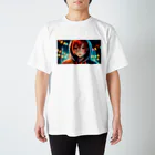 RONBOのパーカーを着た赤毛の女の子 スタンダードTシャツ