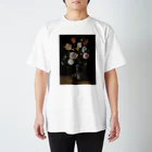 世界美術商店の花瓶の花 / Vase of Flowers Regular Fit T-Shirt