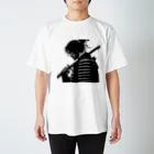 monokuroショップ　　rakiasawatariの情熱的な侍(悲）Tシャツ スタンダードTシャツ