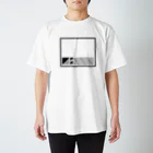 kazenohitoshの三角四角　クロ Regular Fit T-Shirt