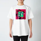 AXELのエモグリッチフラワー Regular Fit T-Shirt