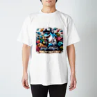 DJシャークのDJシャーク(PARY TIME) Regular Fit T-Shirt