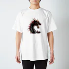 takkoroのブラックドラゴン Regular Fit T-Shirt