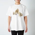 浮世絵ショップ のどぐろ　UKIYOE SHOP NODOGUROの犬　狗子 / Puppies Regular Fit T-Shirt