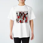 HELLOの赤デビル女ダ・ゾーン Regular Fit T-Shirt