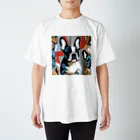 Artistic Allure EmporiumのCool French Bulldogs スタンダードTシャツ