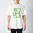 深夜の山奥のりんごの季節（葉色） Regular Fit T-Shirt