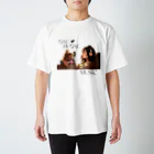 One by One MusicのOne by One Music スタンダードTシャツ（ホワイト） Regular Fit T-Shirt