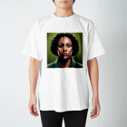 calcium369のグリーンの女性 Regular Fit T-Shirt
