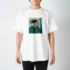 名画館のゴッホ「耳に包帯をした自画像」　フィンセント・ファン・ゴッホの絵画【名画】 Regular Fit T-Shirt