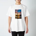 LeoBreezeのポリネシアンの朝日2 Regular Fit T-Shirt