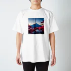 P.H.C（pink house candy）の富士山と紅葉、そして湖のグッズ Regular Fit T-Shirt