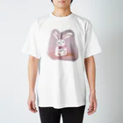 みいこのお店の夢見るピンクうさぎ Regular Fit T-Shirt