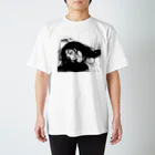 岡田希子公式グッズのモノトーンプリントTシャツ Regular Fit T-Shirt