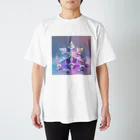 Octagon Mod.E.のXmas 雪の結晶 Regular Fit T-Shirt