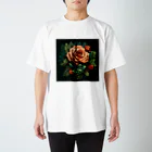 自然たいの花のような松ぼっくり スタンダードTシャツ