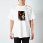 名画館のドガ「舞台の踊り子」エドガー・ドガの絵画【名画】踊り子シリーズ（エトワール）（踊りの花形） Regular Fit T-Shirt