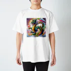 Ryu76 shopの虹龍 Regular Fit T-Shirt