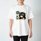 amakanaのまる耳ねこのほっこり時間 Regular Fit T-Shirt