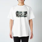 苦学生の和風恐竜 Regular Fit T-Shirt