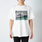 寿めでたや(ukiyoe)の日本画；川瀬巴水_西伊豆木負 スタンダードTシャツ