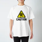 TRI▲NGLISHの#06👽CAUTION ホルスの目 スタンダードTシャツ