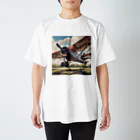 shohei_raiteiのかっこいい飛行機 Regular Fit T-Shirt