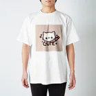 mini_asuのCut 猫 Regular Fit T-Shirt