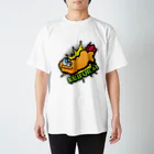 わらびのアメコミエビフライ スタンダードTシャツ