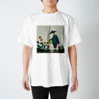 おかず屋の雨でも水やりおじさん Regular Fit T-Shirt