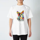 蒼い家のカラフルコーギー Regular Fit T-Shirt