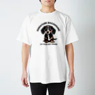 kazu_gのあなたの親友だよ！（ミニチュアダックスフンド）（淡色用） スタンダードTシャツ