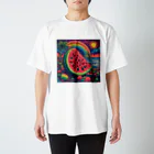 PSYCHEDELIC ARTのPSYCHEDELICスイカ Regular Fit T-Shirt