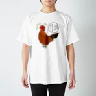 LalaHangeulのフライドチキンの日 Regular Fit T-Shirt