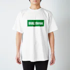 D3 DIAL threeのDIAL three バックプリントT  スタンダードTシャツ