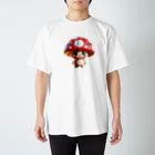 クランドの可愛いベニテングダケのベニテンちゃん！ Regular Fit T-Shirt