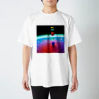 でおきしりぼ子の実験室のParticles‘ World(AI -Aided Design)-Square Pics スタンダードTシャツ