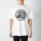 イラスト MONYAAT の取り急ぎ、ラーメン麺!C (黒) Regular Fit T-Shirt