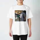 渡邊野乃香のお店の洗濯物と猫 Regular Fit T-Shirt