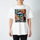 kageblogの日本の伝統と美しさを象徴するモザイクアート スタンダードTシャツ