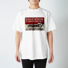 No Fishing No Life の釣り　レトロテイスト1 Regular Fit T-Shirt