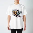 FX海外のキリストと大仏君 Regular Fit T-Shirt