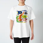 みなとまち層のキング&クイーンエンゼルフィッシュ Regular Fit T-Shirt