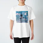 3tomo6's shopの常に前向きくん Regular Fit T-Shirt