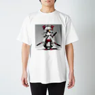 Zamurai【侍-samurai-】アートの女流Zamurai【侍女-makatachi-】ディフォルメ スタンダードTシャツ