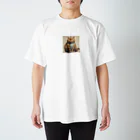 machakooのぽっちゃり猫 Regular Fit T-Shirt